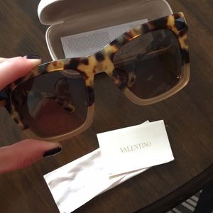 Valentino 54mm Cateye sunglasses